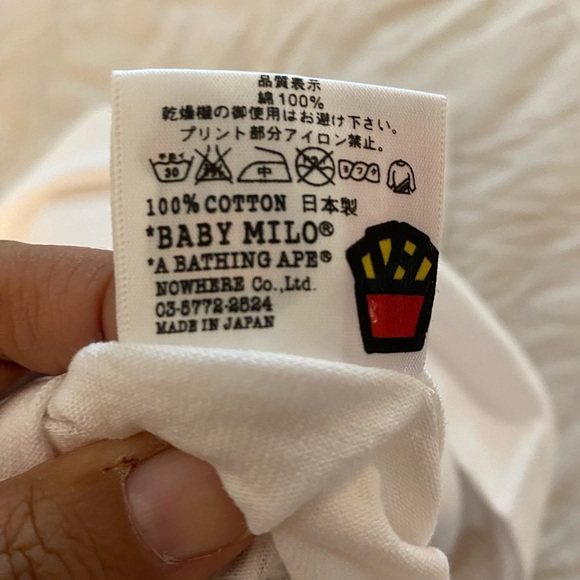 RARE BAPE 2006 Baby Milo Fruits by A Bathing Ape T Shirt - Picture 7 of 8